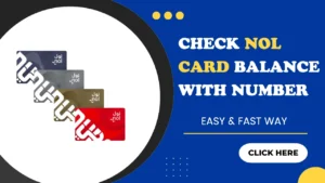 How to Check Nol Card Balance with Number