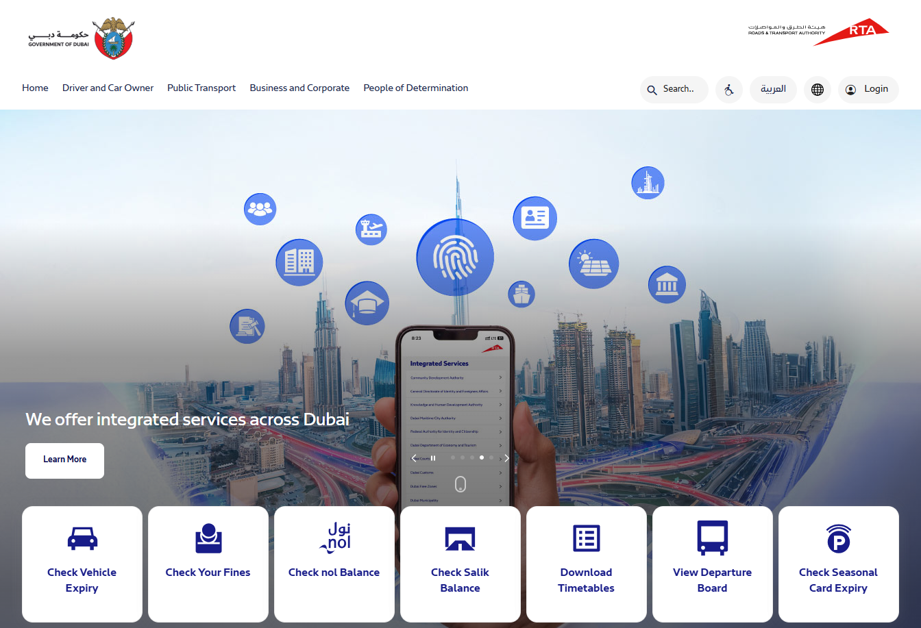 Nol Card Balance Check with RTA Website